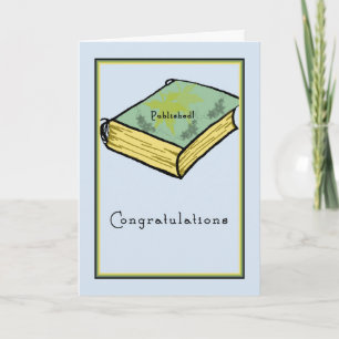 Congratulations on Being Published Greeting Card