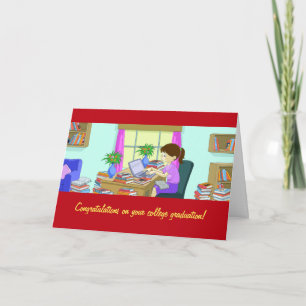 Congratulations on College Graduation, Funny Books Card