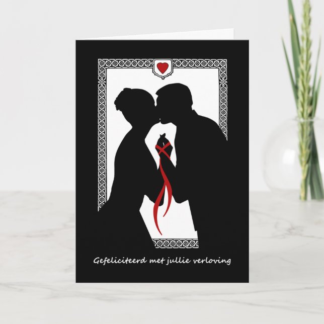 Congratulations on Engagement in Dutch Handfasting Card (Front)