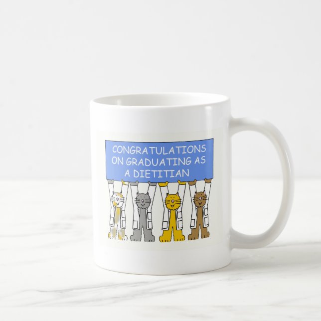 Congratulations on graduating as a Dietician. Coffee Mug (Right)