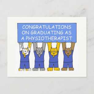 Congratulations on Graduating as a Physiotherapist Postcard