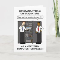 Congratulations on Graduating Computer Technician