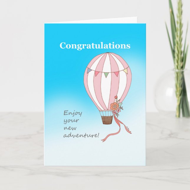Congratulations on graduation, new job, new home card (Front)