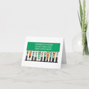 Congratulations on Irish Citizenship Card