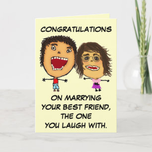 Congratulations on Marrying Your Best Friend Card