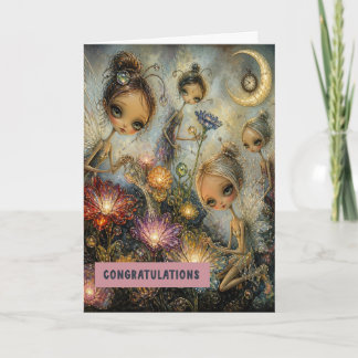 Congratulations on New Flower Shop Card