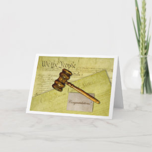 Congratulations on Passing the Bar Exam Card