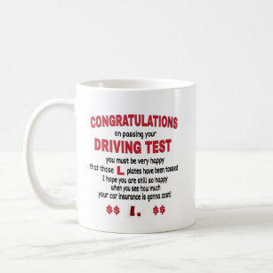 Congratulations on Passing Your Driving Test Coffee Mug