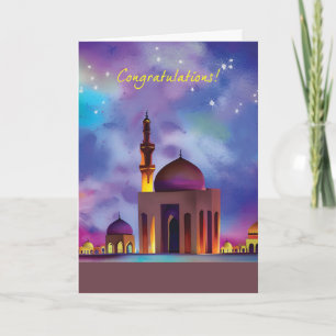 Congratulations on Performance with Arabian Night Card