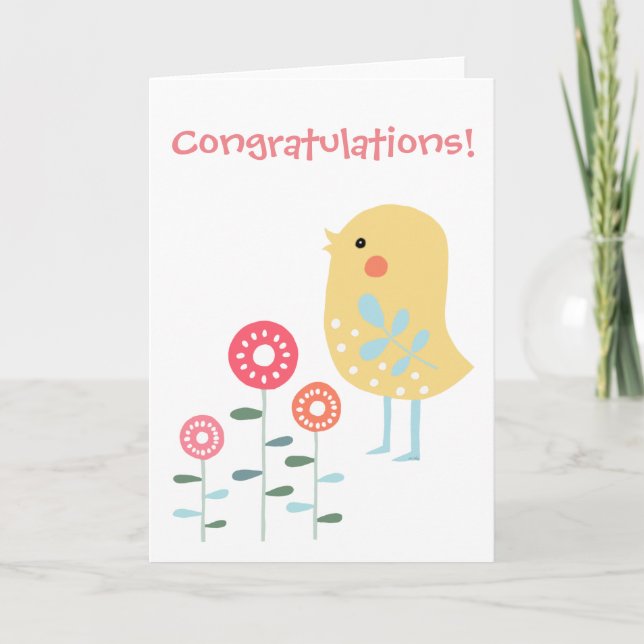 Congratulations on pregnancy New Baby Scandinavia Card (Front)