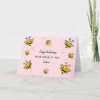 Congratulations on the arrival of your Babee card