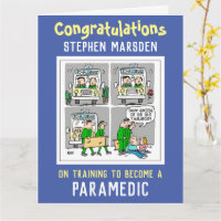 Congratulations on Training to be a Paramedic Card