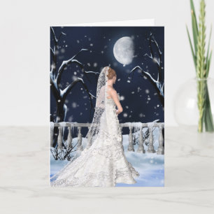 Congratulations on Winter Wedding Card