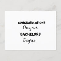congratulations on your bachelors degree