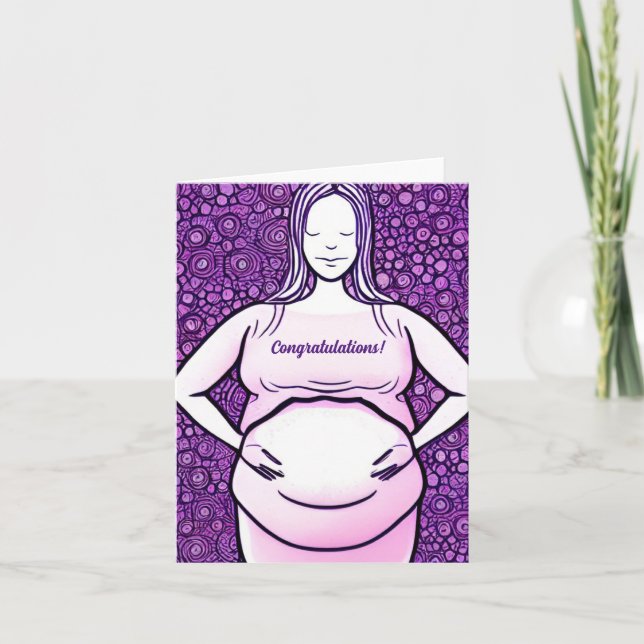 Congratulations on your Bump! Card (Front)