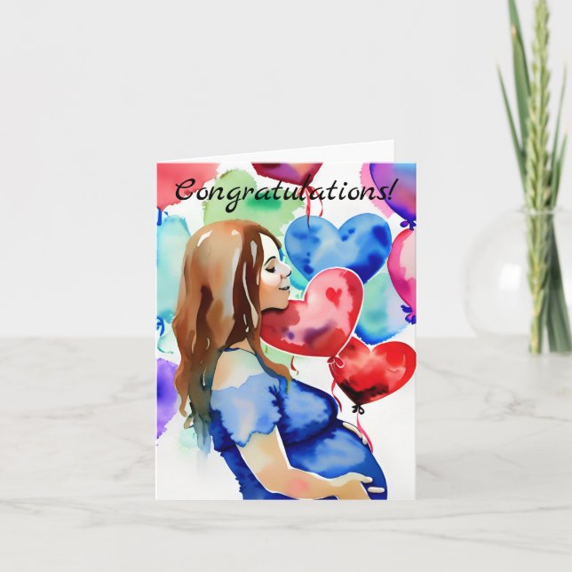 Congratulations on your Bump! Card (Front)