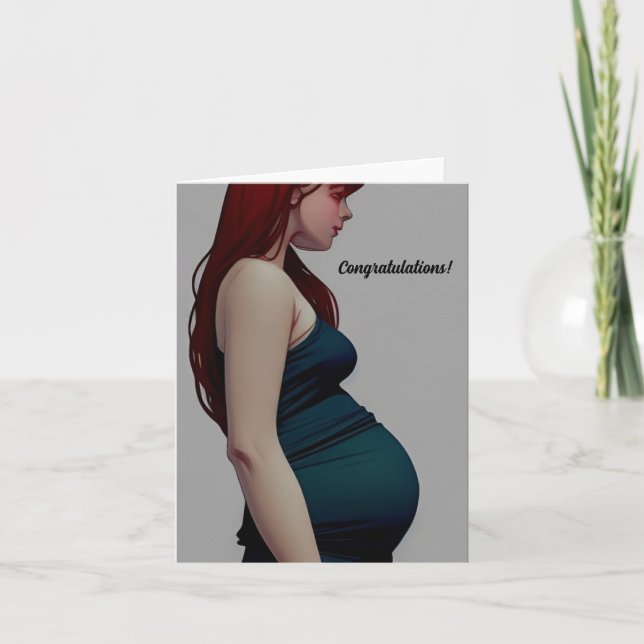 Congratulations on your Bump! Card (Front)