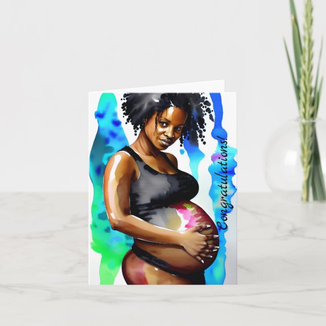 Congratulations on your Bump! Card (Front)