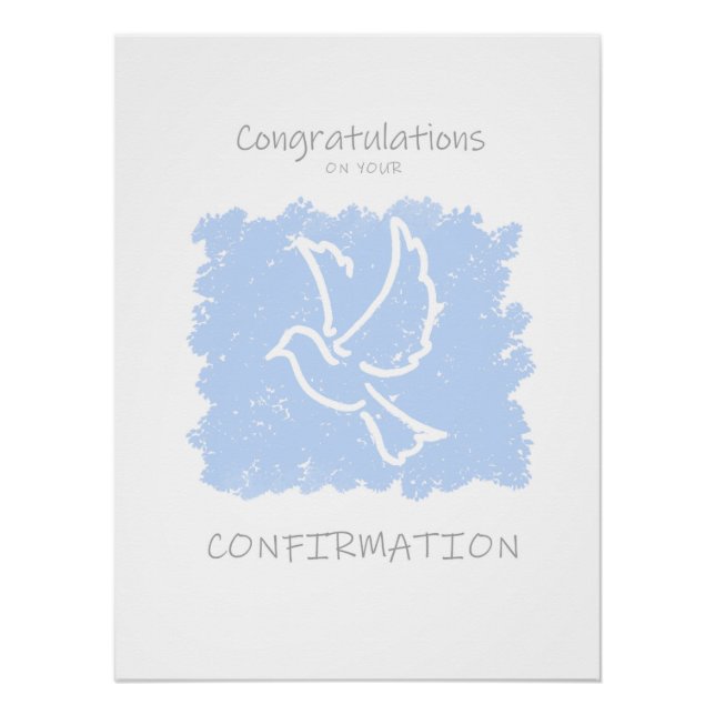 Congratulations on your Confirmation poster (Front)