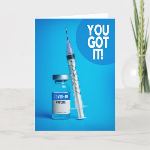 Congratulations on Your Covid 19 Vaccination Holiday Card