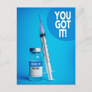 Congratulations on Your Covid 19 Vaccination Postcard