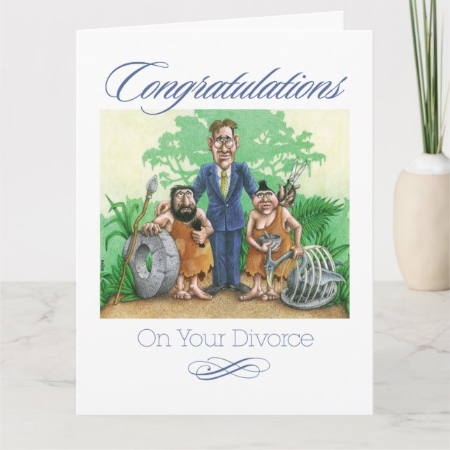 Congratulations On Your Divorce Card (Front)