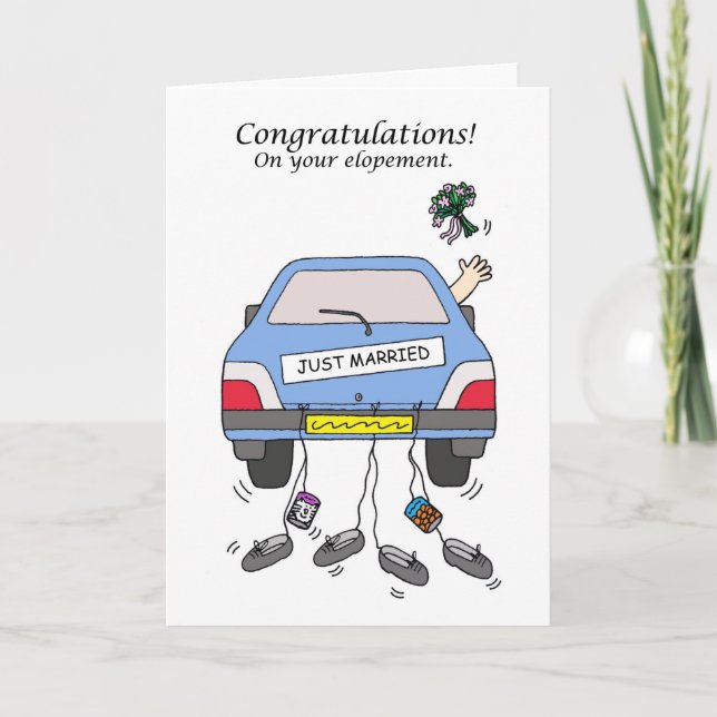 Congratulations on Your Elopement Card (Front)