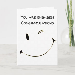 *CONGRATULATIONS* ON **YOUR ENGAGEMENT** CARD