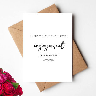 congratulations on your engagement, card
