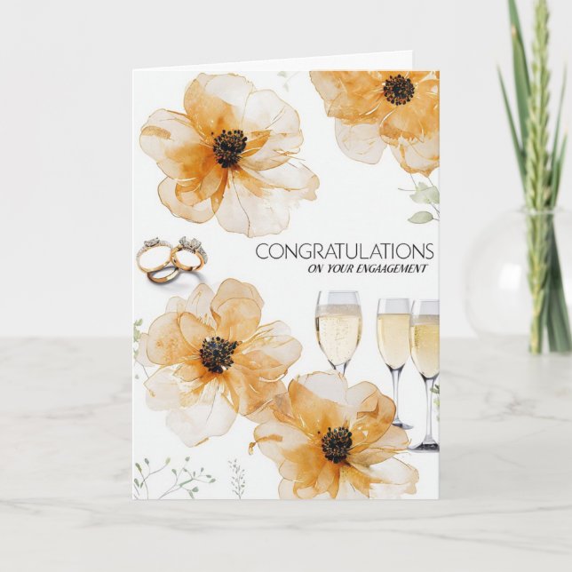 Congratulations on your Engagement Card (Front)