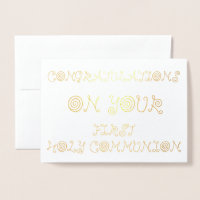 Congratulations on your First Holy Communion