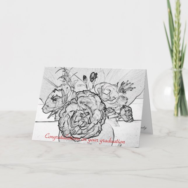 Congratulations on your graduation card (Front)