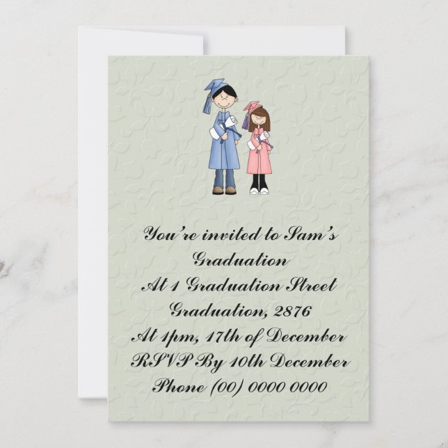 Congratulations on your graduation invitation (Front)