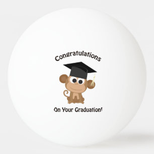 congratulations on your graduation monkey ping pong ball