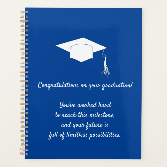 Congratulations on your graduation planner (Front)