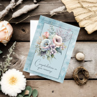 Congratulations on your marriage floral bouquet