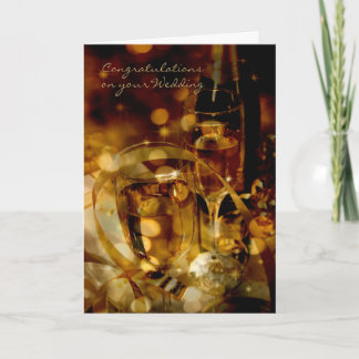 Congratulations on your Marriage Wedding Card