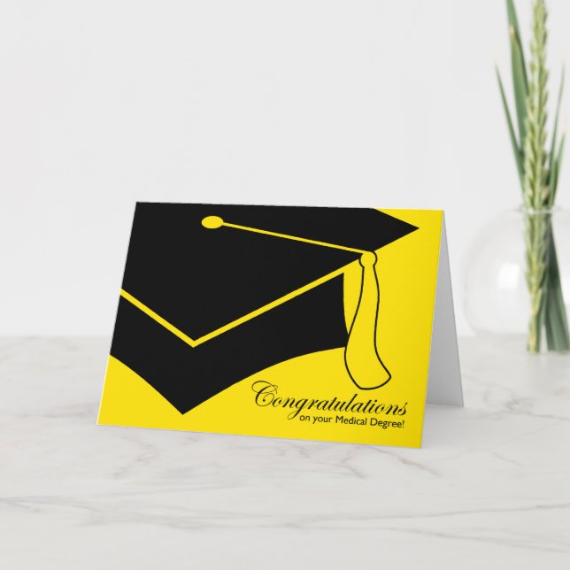 congratulations on your medical degree! card (Front)