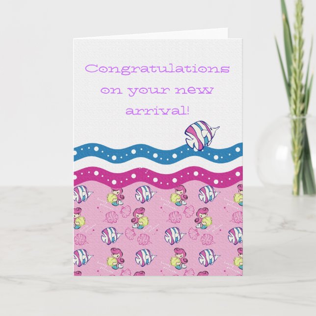 Congratulations on your new arrival! card (Front)