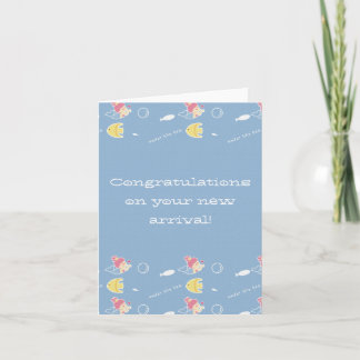 Congratulations on your new arrival! card