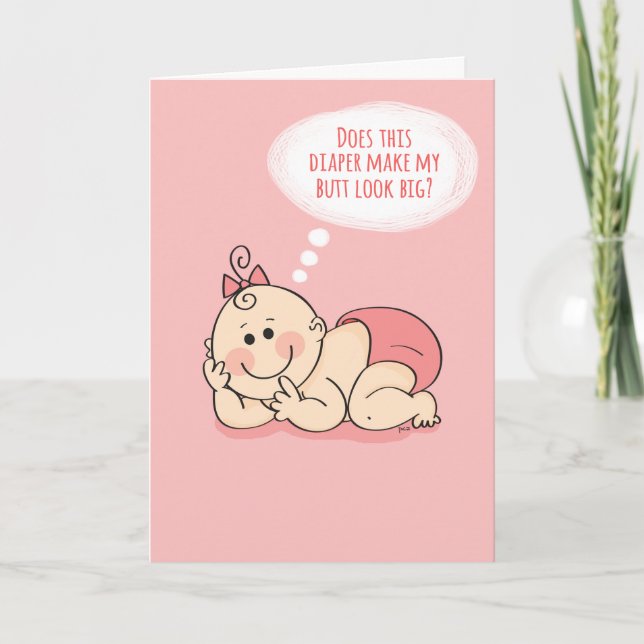 Congratulations on Your new Baby Diva Baby Card (Front)