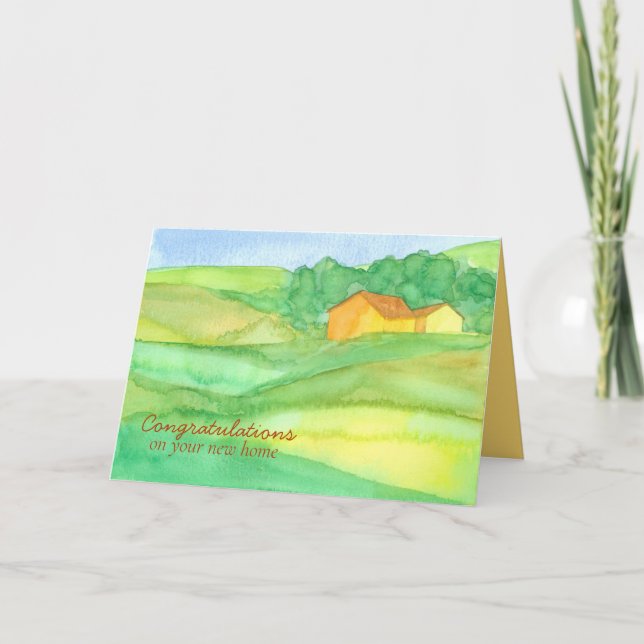 Congratulations On Your New Country Home Card (Front)