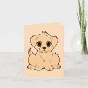 Congratulations on Your New Golden Retriever Card