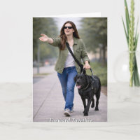 Congratulations on Your New Guide Dog Card