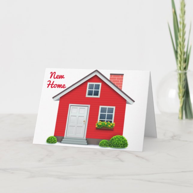 "CONGRATULATIONS" ON YOUR **NEW HOME** CARD (Front)