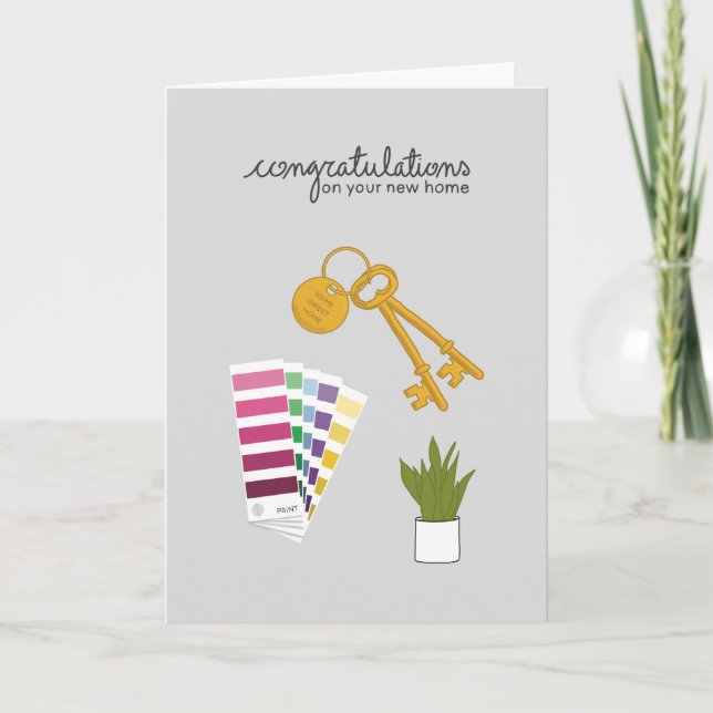 Congratulations On Your New Home Card (Front)