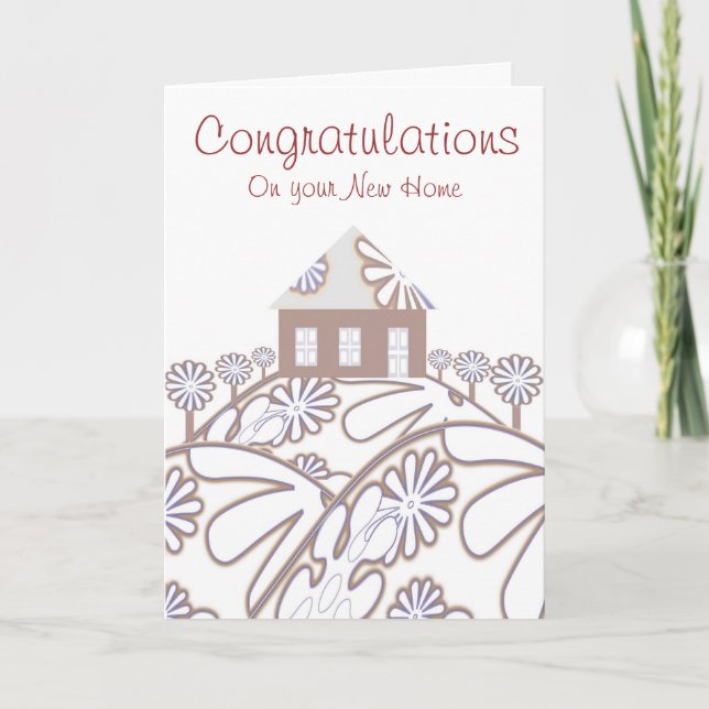 Congratulations on your  New Home Card (Front)