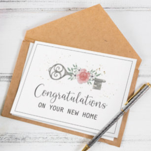 Congratulations on Your New Home Card