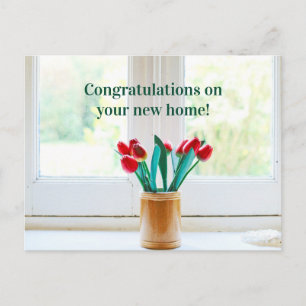 Congratulations on Your New Home Housewarming Postcard