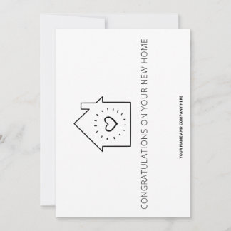 Congratulations On Your New Home: REALTOR Thank You Card